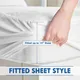 Mattress Protector Twin Ultra Soft Cotton Hypoallergenic Breathable Noiseless Mattress Pad Cover Fitted up to 14" Deep Pocket