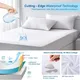 AsFrost Mattress Protector Queen Ultra Soft Cotton Hypoallergenic Breathable Noiseless Mattress Pad Cover Fitted up to 18" Deep Pocket