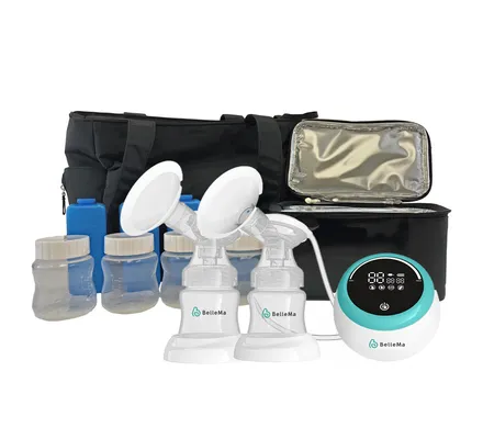 Ubiquity Rechargeable Double Electric Breast Pump with Tote Bag