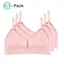 BelleMa Maternity/Nursing Bra-Pink-XL (Pack of 3)
