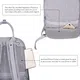 BelleMa Maternity Bag, Diaper Bag, Breastpump Bag - Linen Grey