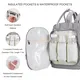 BelleMa Maternity Bag, Diaper Bag, Breastpump Bag - Dark Grey