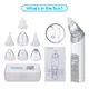 Electric Baby Nasal Aspirator Snot Sucker & Blackhead Remover - White