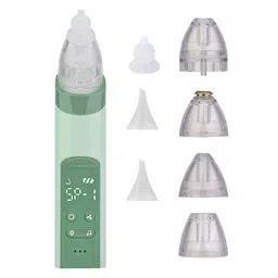 Electric Baby Nasal Aspirator Snot Sucker & Blackhead Remover - Green