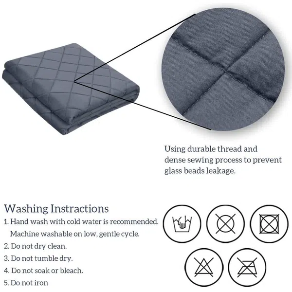 Weighted Blanket - 15 lb - 60 x 80"